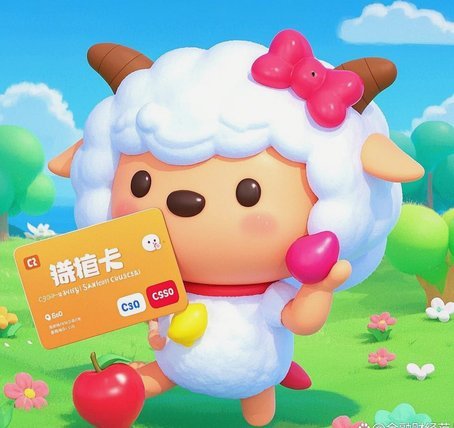 羊小咩便荔卡取现出来