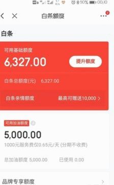 白条加油包有额度但是不能用了