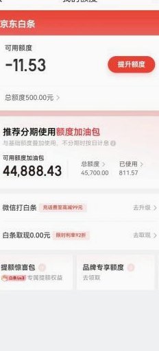 白条额度套出来秒到